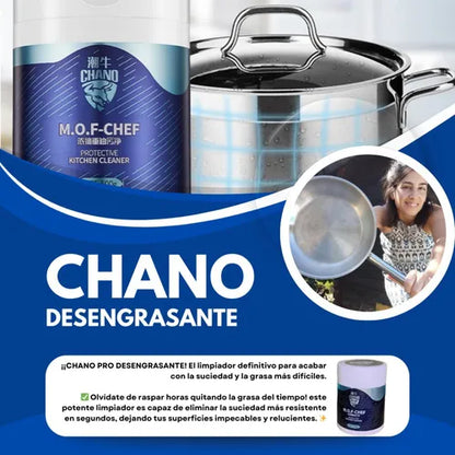 CHANO - LIMPIADOR EN POLVO QUITA GRASA PARA COCINA 500 GR