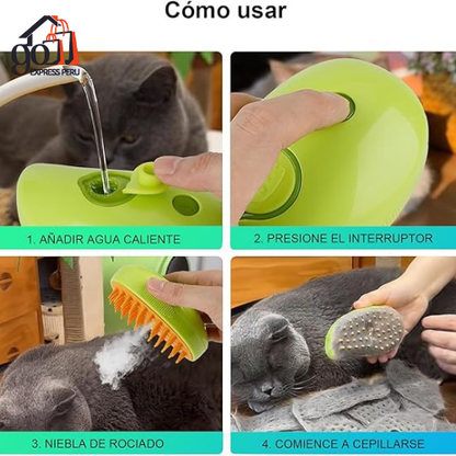 CEPILLO DE VAPOR PARA MASCOTAS
