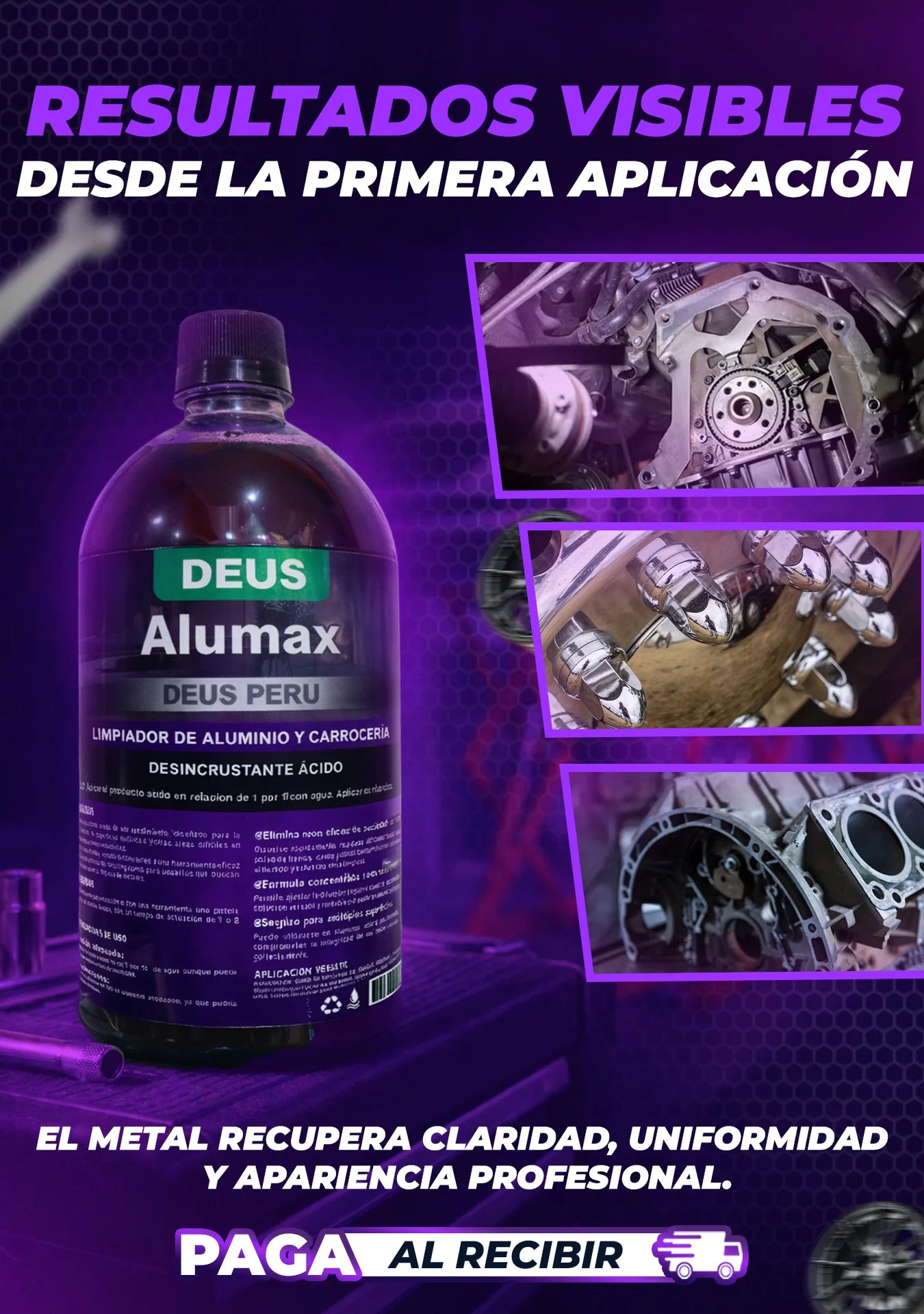 DEUS Alumax - Potente desincrustante ácido concentrado