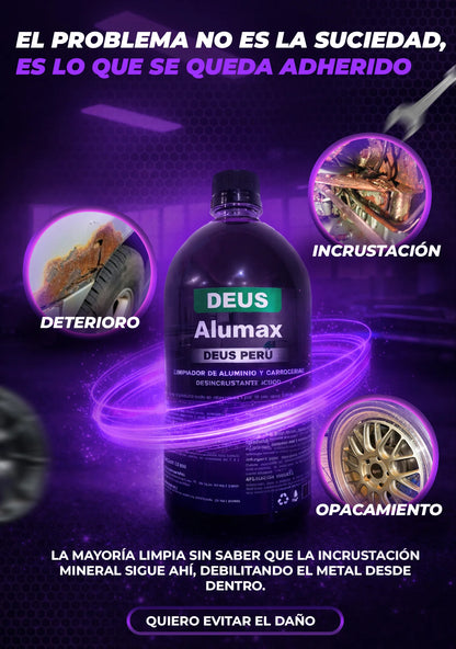 DEUS Alumax - Potente desincrustante ácido concentrado