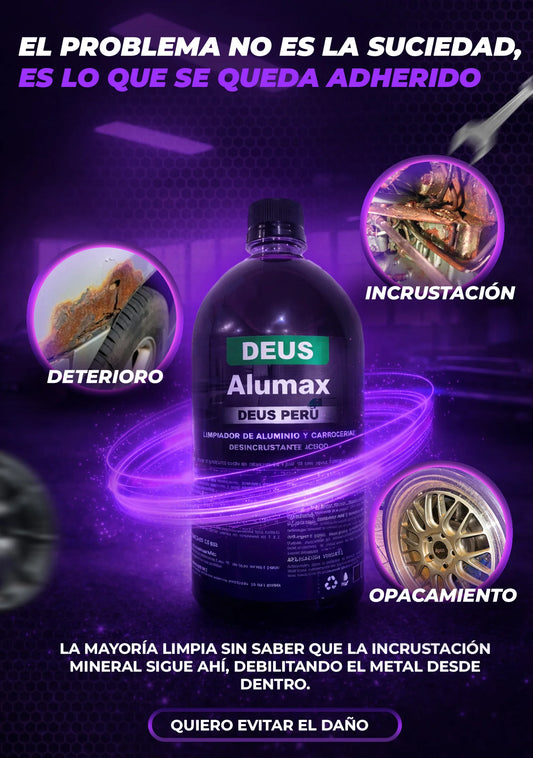 DEUS Alumax - Potente desincrustante ácido concentrado
