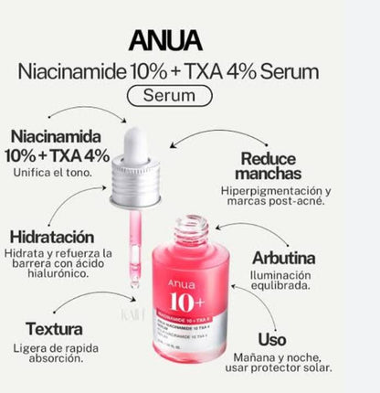 Anua® Suero de Niacinamida 10