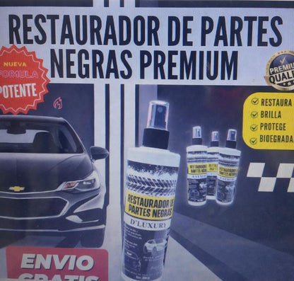RESTAURADOR DE PARTES NEGRAS PREMIUM 300 ML